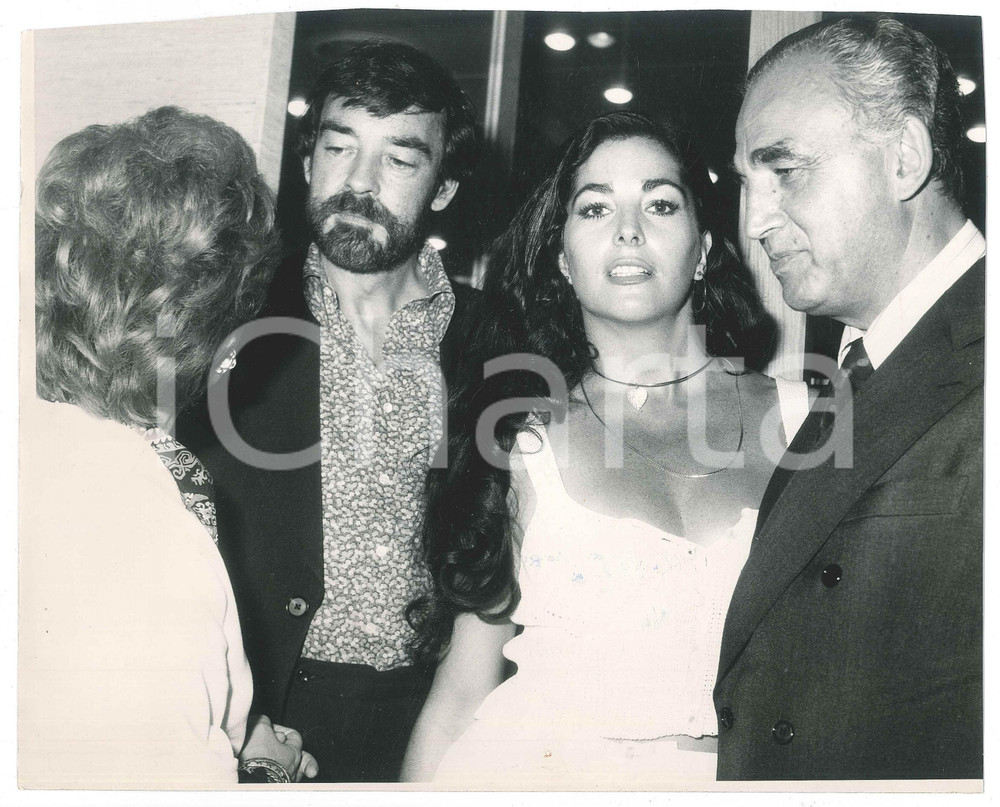 1975 ca ROMA Ambasciatore Taha CARIM a un evento - Foto 27x22 cm