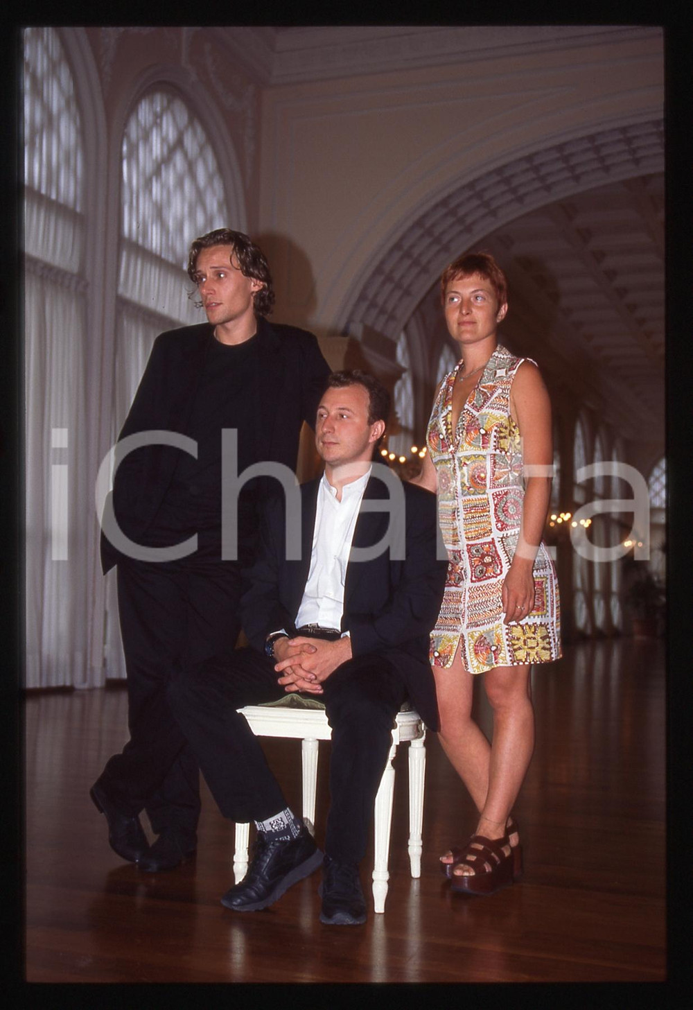 35mm vintage slide* 1994 VENEZIA Vèra BRIOLE con Karim DRIDI e Francis RENAUD 1