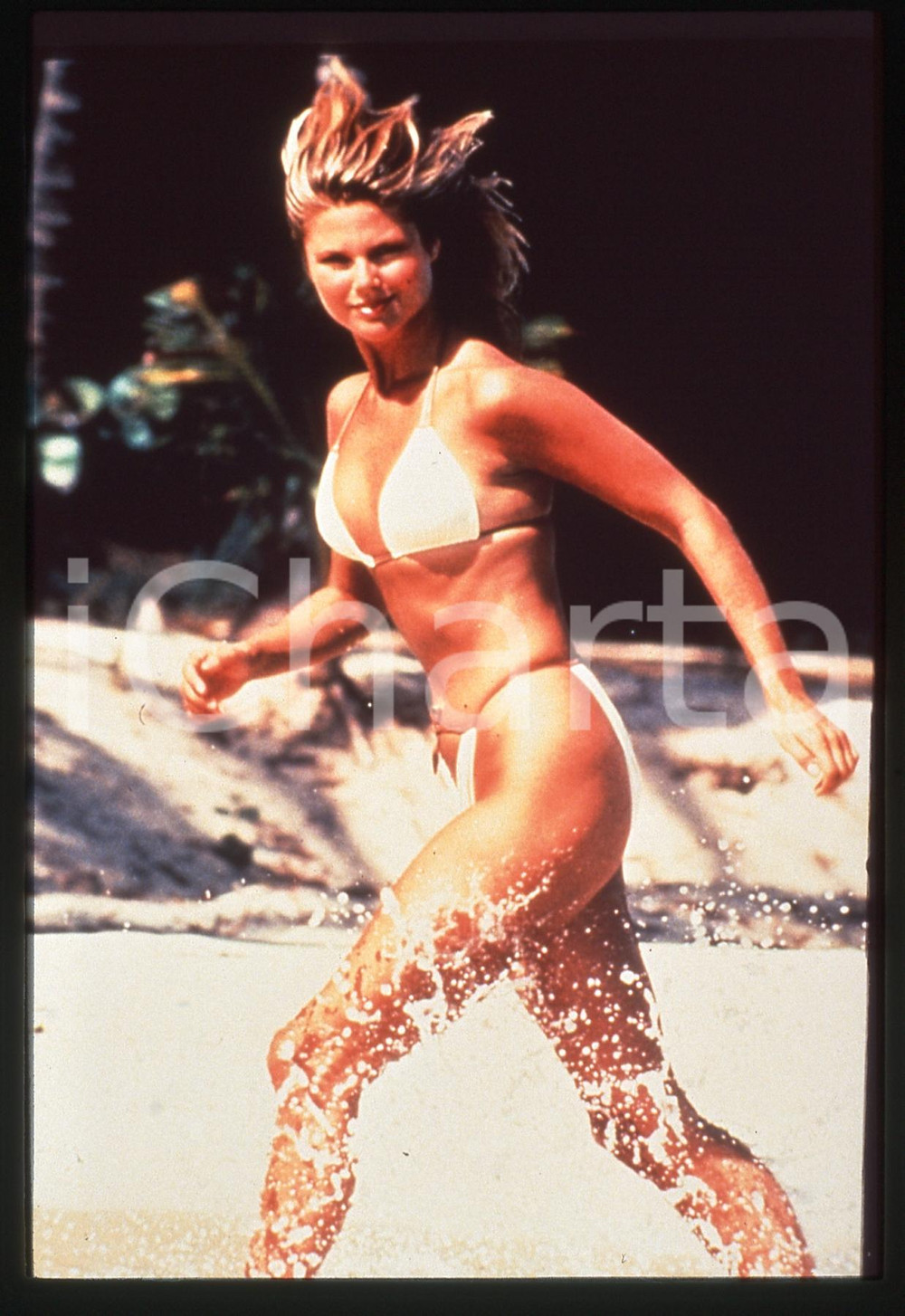 35mm vintage slide* 1980 VIRGIN ISLANDS Christie BRINKLEY Sports Illustrated (1)