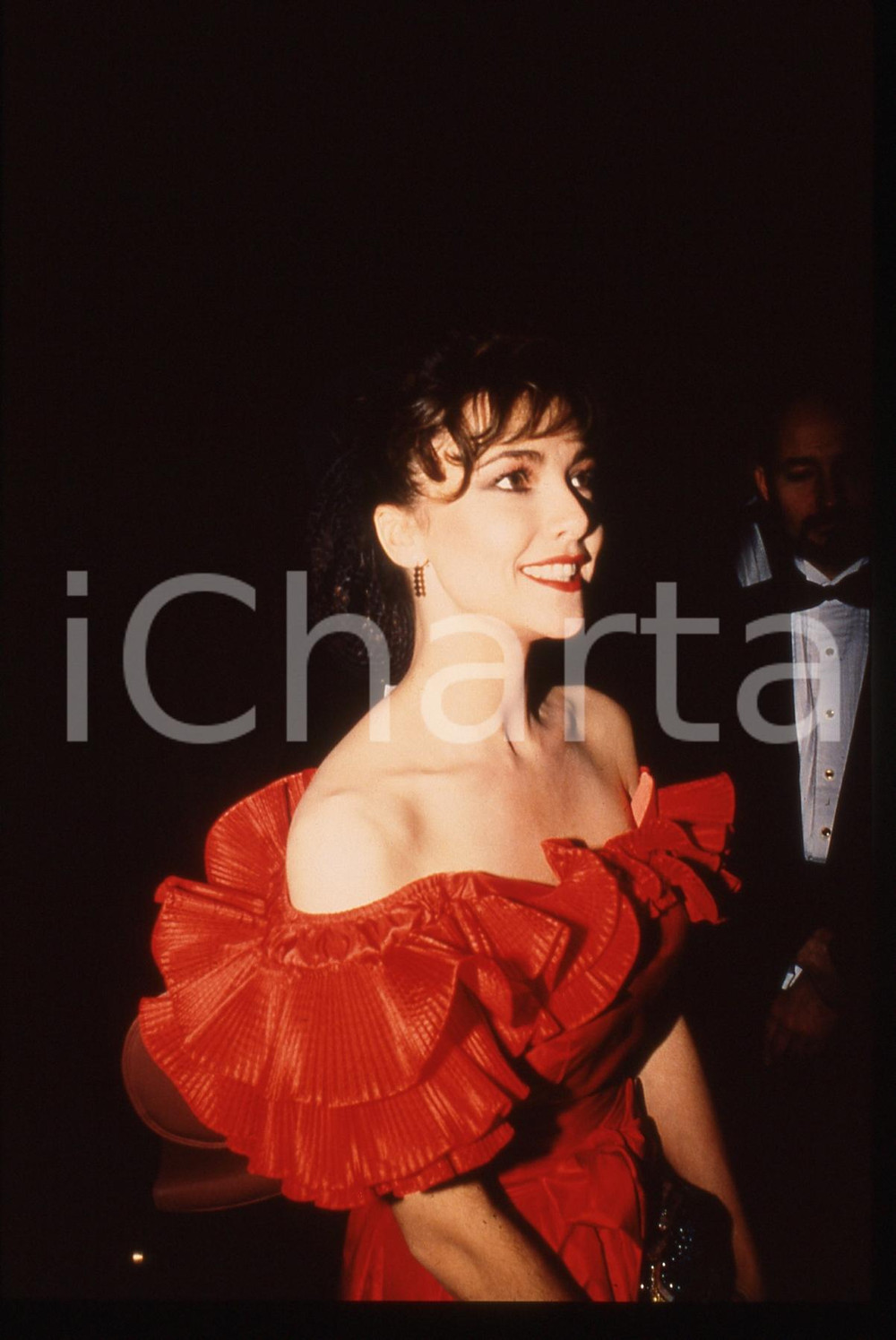 35mm vintage slide* 1990ca USA CINEMA Emma SAMMS Ritratto dell'attrice (1)