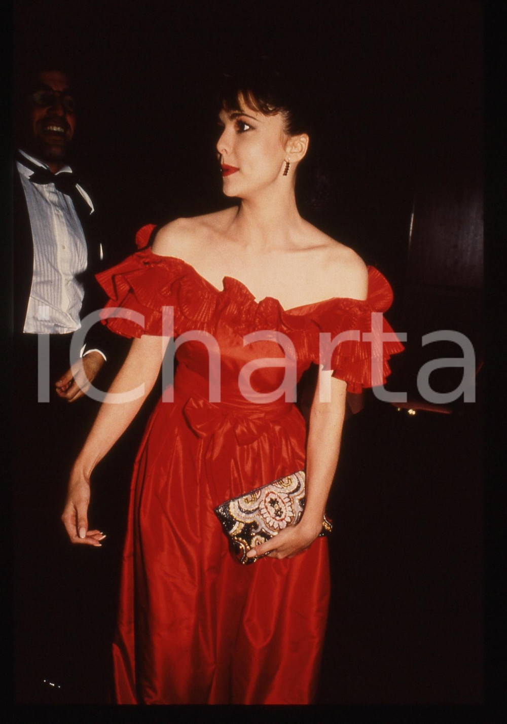 35mm vintage slide* 1990ca USA CINEMA Emma SAMMS Ritratto dell'attrice (2)