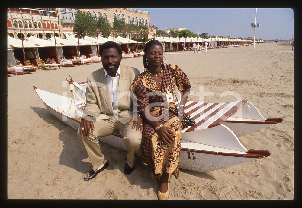 35mm vintage slide* 1988 LIDO DI VENEZIA Flora e Bia GOMES Mostra del Cinema 12