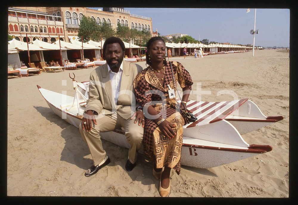 35mm vintage slide* 1988 LIDO DI VENEZIA Flora e Bia GOMES Mostra del Cinema 13