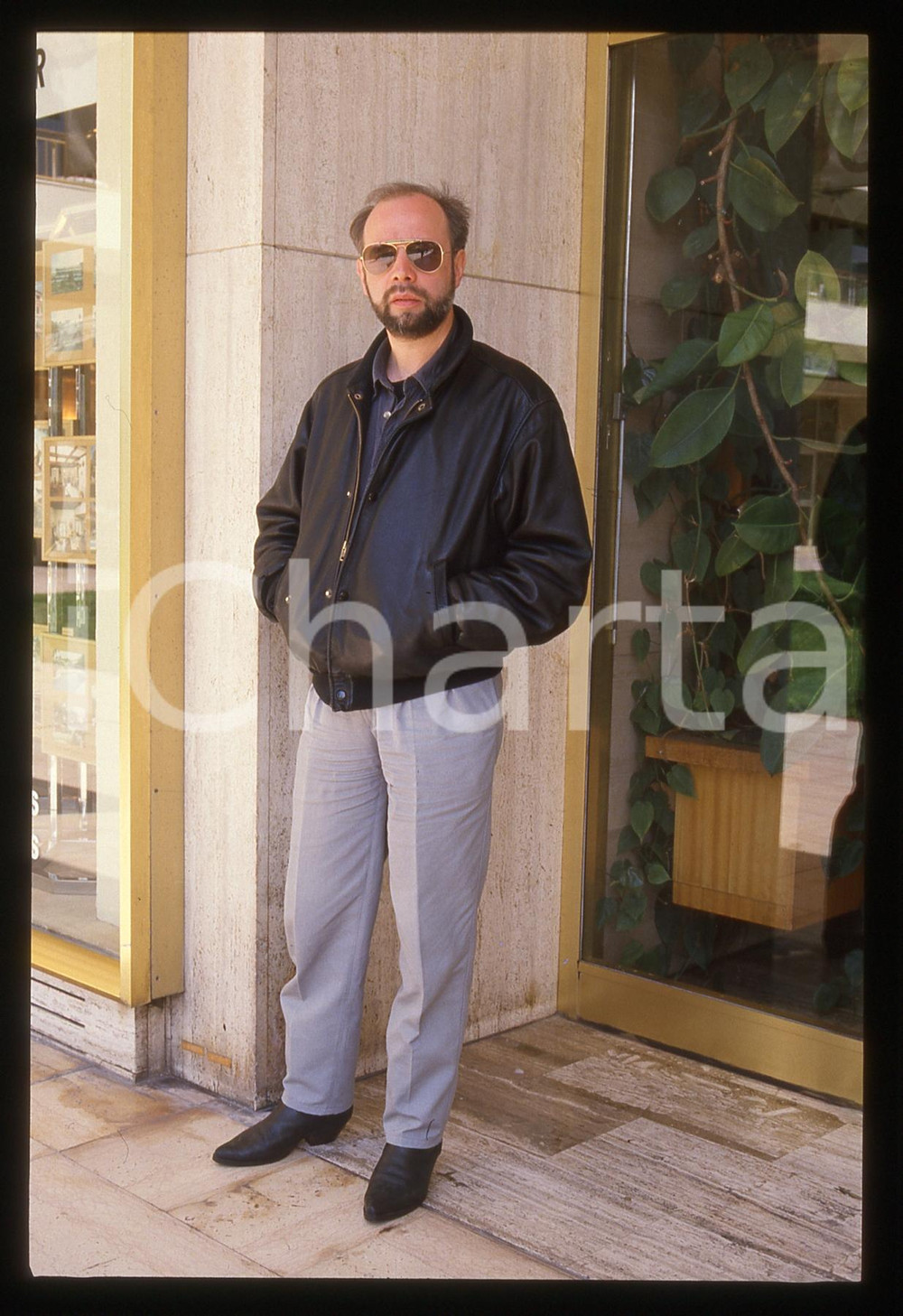 35mm vintage slide* 1988 CANNES Robert VAN ACKEREN al Festival del Cinema (17)