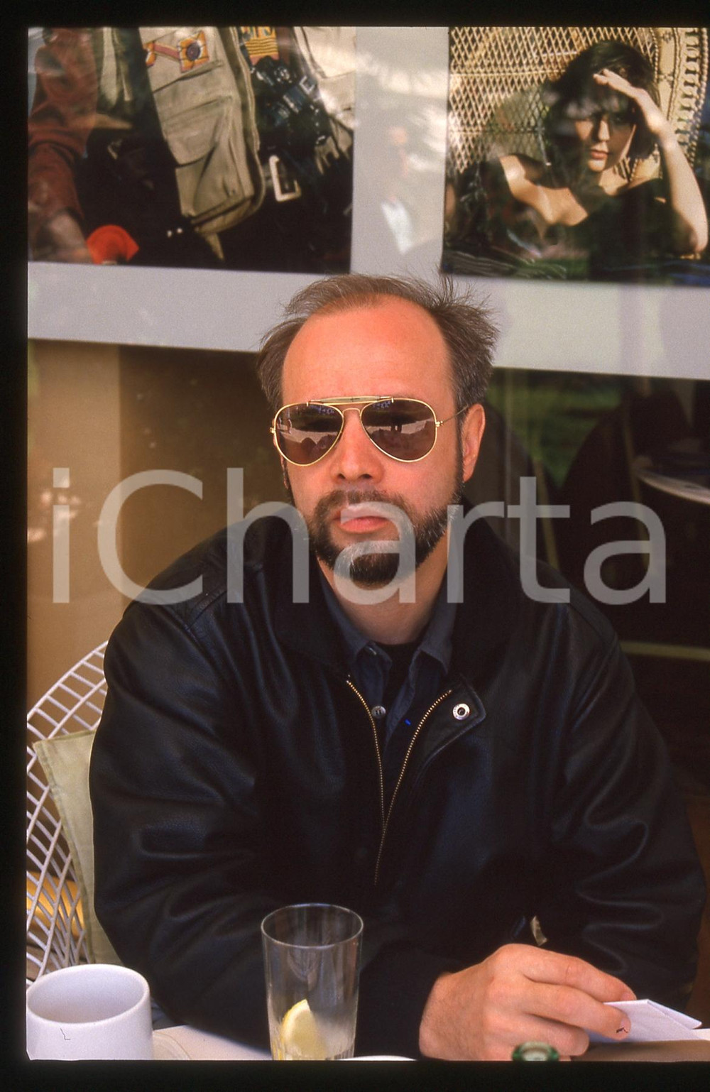 35mm vintage slide* 1988 CANNES Robert VAN ACKEREN al Festival del Cinema (19)