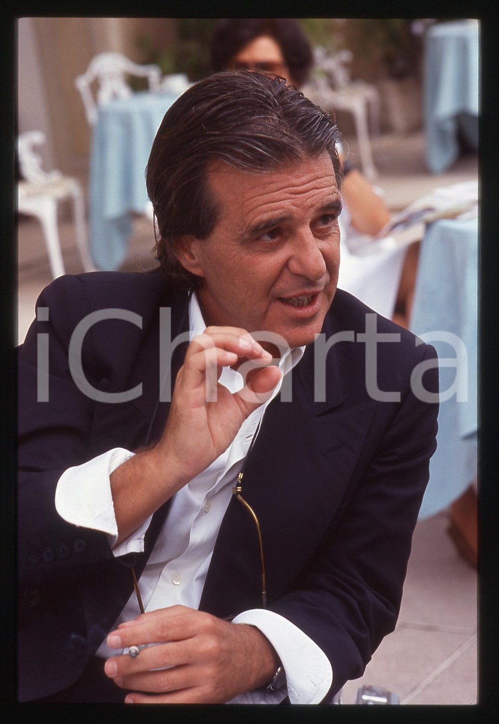 Fotografia d epoca originale 35mm vintage slide 1985 VENEZIA Ricardo BOFILL alla Mostra del Cinema 14 1