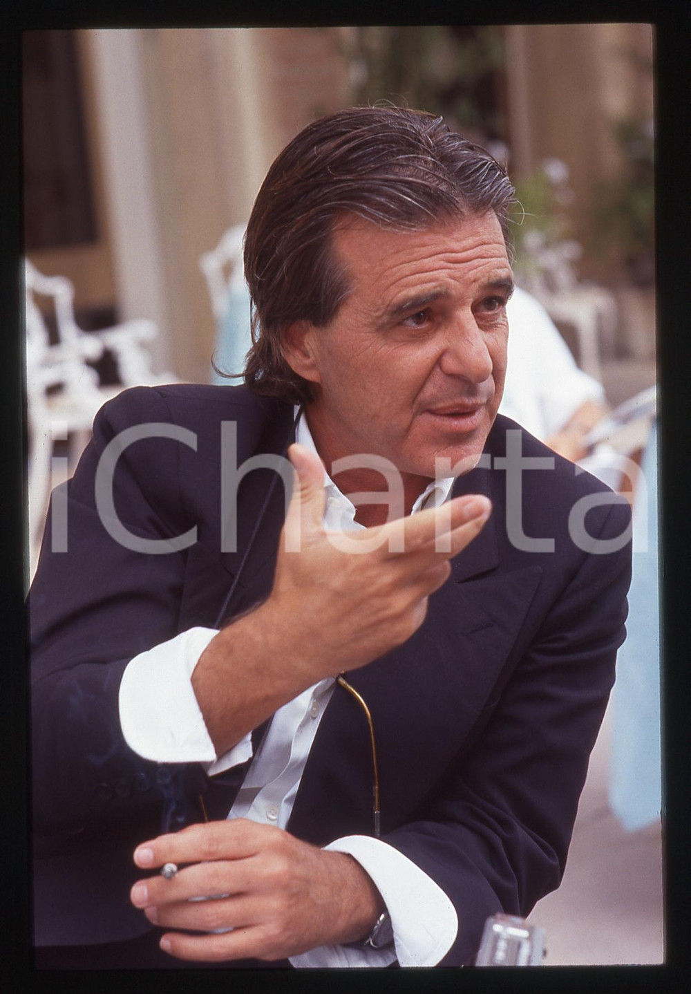 Fotografia d epoca originale 35mm vintage slide 1985 VENEZIA Ricardo BOFILL alla Mostra del Cinema 15 1