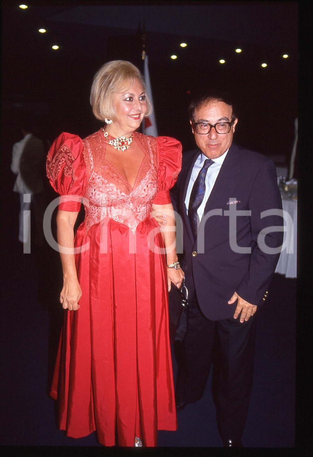 35mm vintage slide* 1990ca VENEZIA Oreste LIONELLO e Anna Maria GAMBINERI (1)