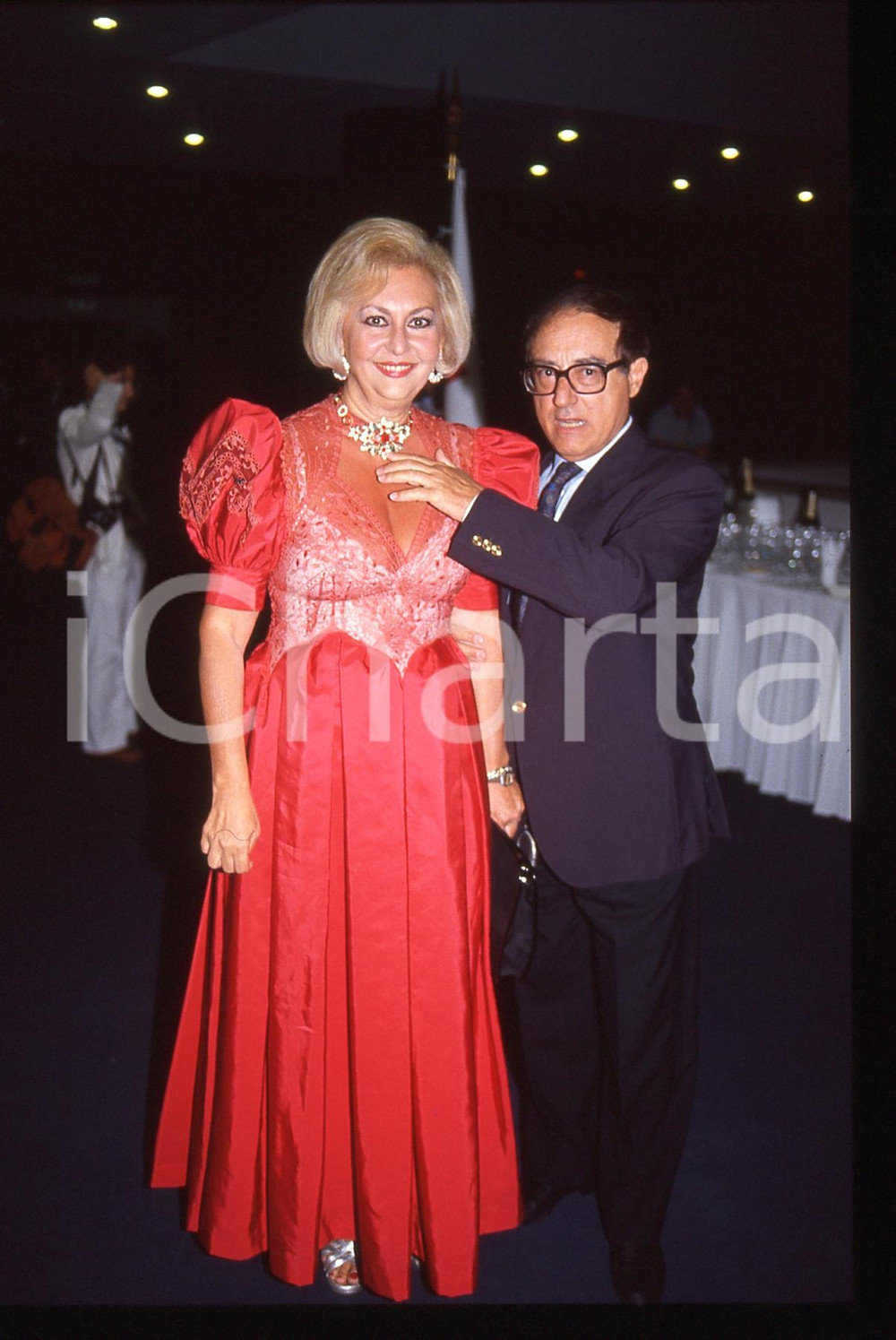 35mm vintage slide* 1990ca VENEZIA Oreste LIONELLO e Anna Maria GAMBINERI (2)
