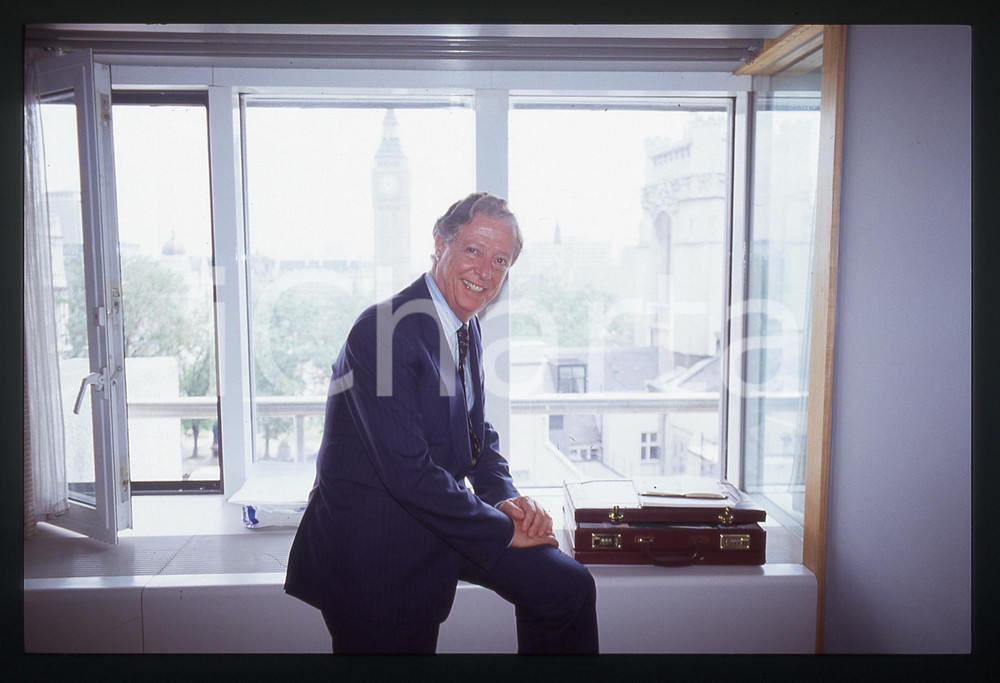 35mm vintage slide* 1990ca LONDRA Boris BIANCHERI Ritratto dell'ambasciatore 1