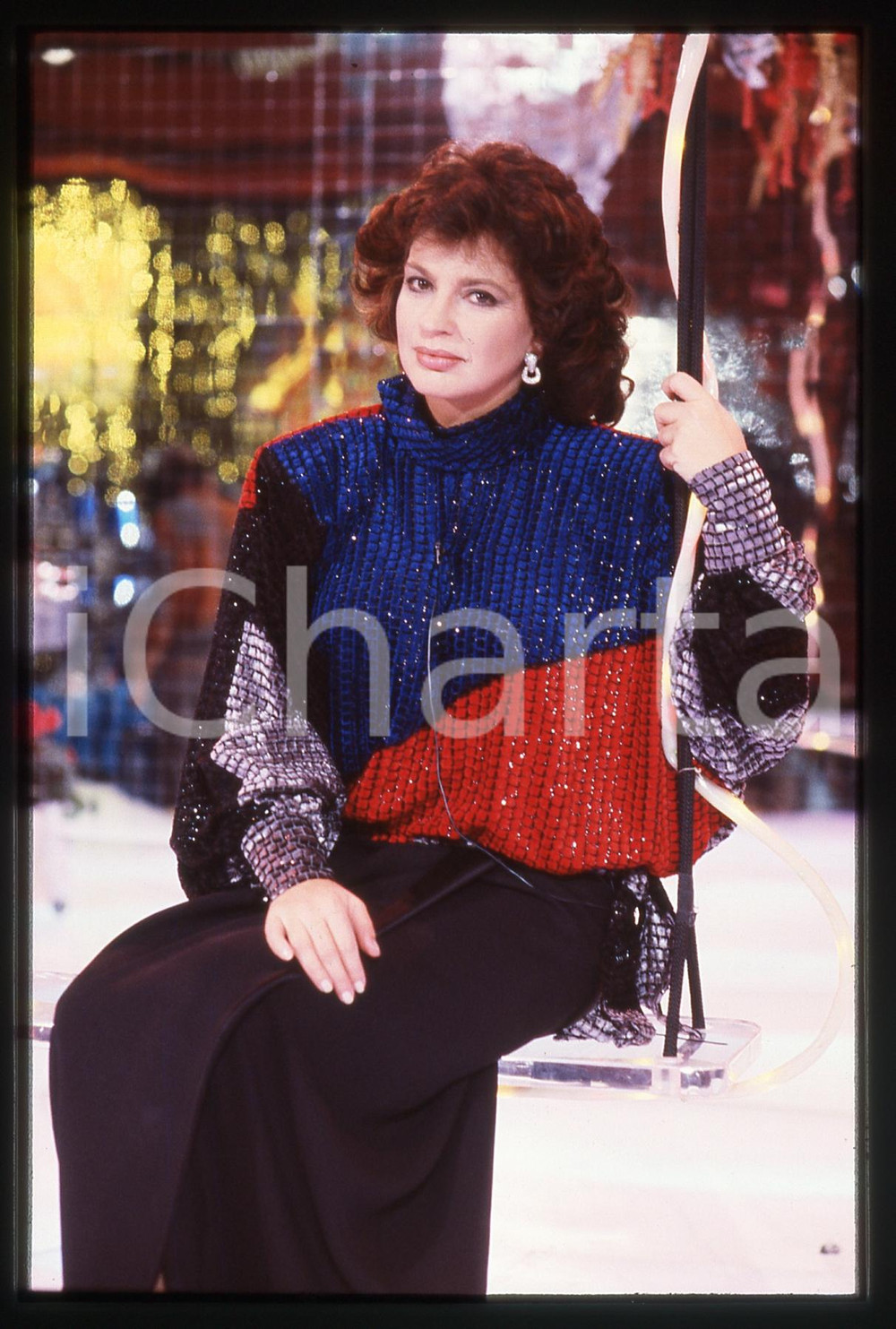 35mm vintage slide* 1985ca IL CAPPELLO SULLE VENTITRÉ Ira VON FURSTENBERG (17)