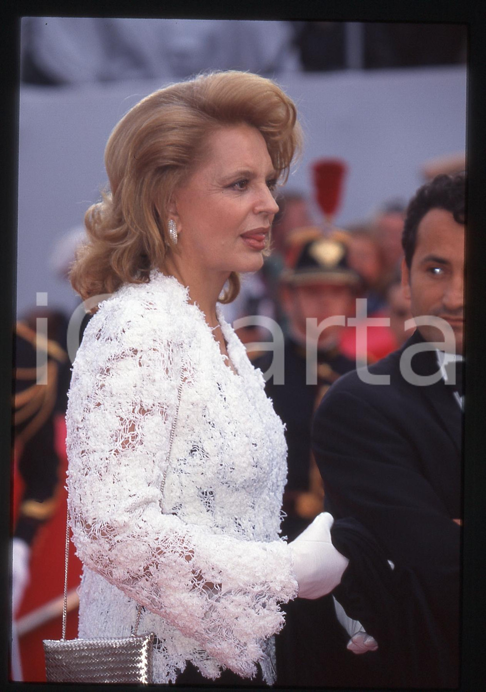 35mm vintage slide* 1994 CANNES Ira VON FURSTENBERG al Festival del Cinema (13)