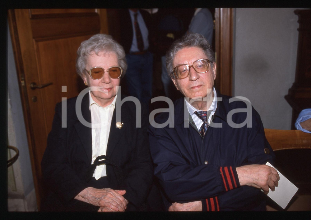 35mm vintage slide* 1995ca MILANO QUARTETTO CETRA Lucia MANNUCCI Virgilio SAVONA