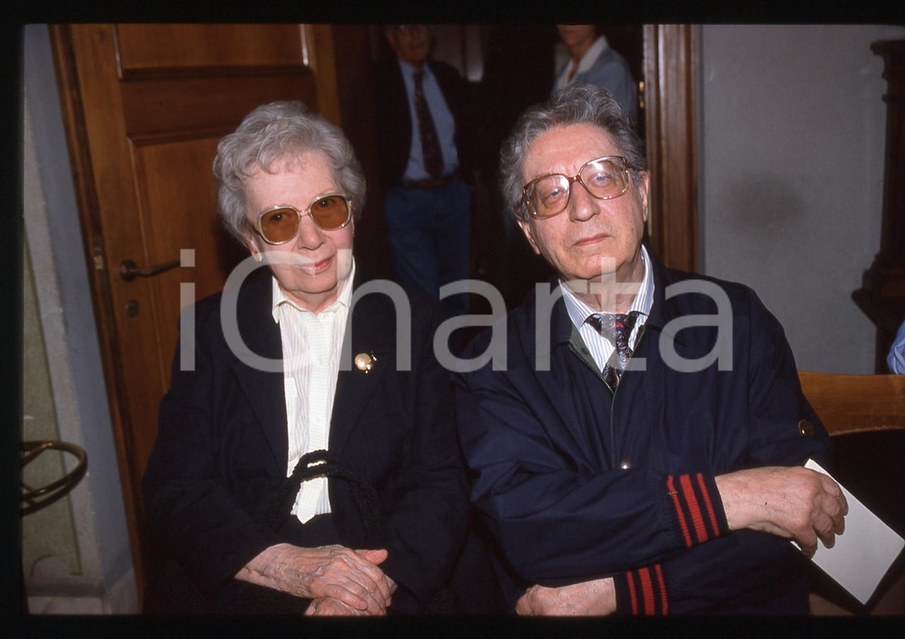 35mm vintage slide* 1995ca MILANO QUARTETTO CETRA Virgilio SAVONA Lucia MANNUCCI