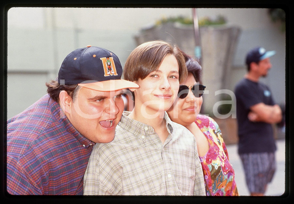 35mm vintage slide* 1990ca CINEMA Edward FURLONG Eleanor TAFOYA Ritratto (1)