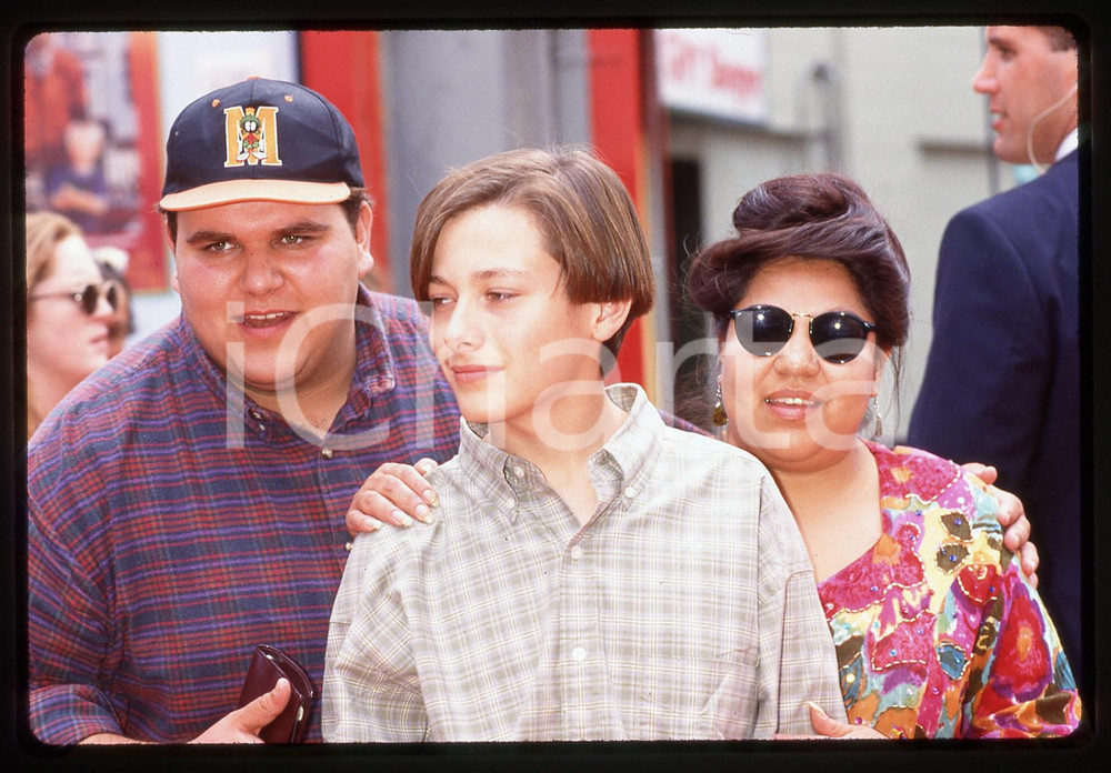 35mm vintage slide* 1990ca CINEMA Edward FURLONG Eleanor TAFOYA Ritratto (2)
