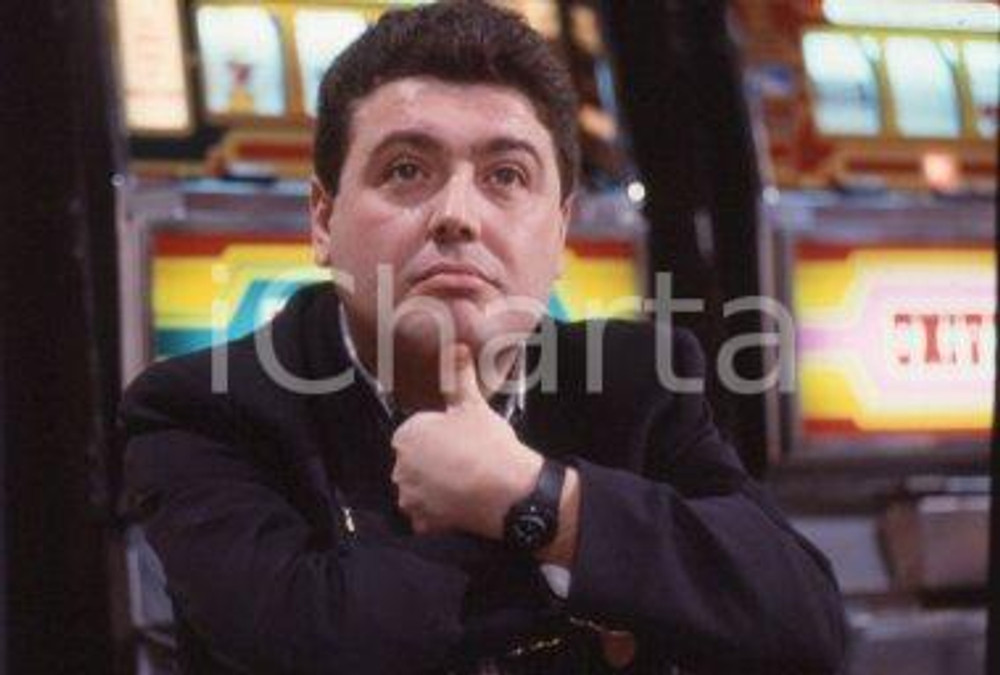 35mm vintage slide* 1990ca Rodolfo LAGANA ritratto (2)