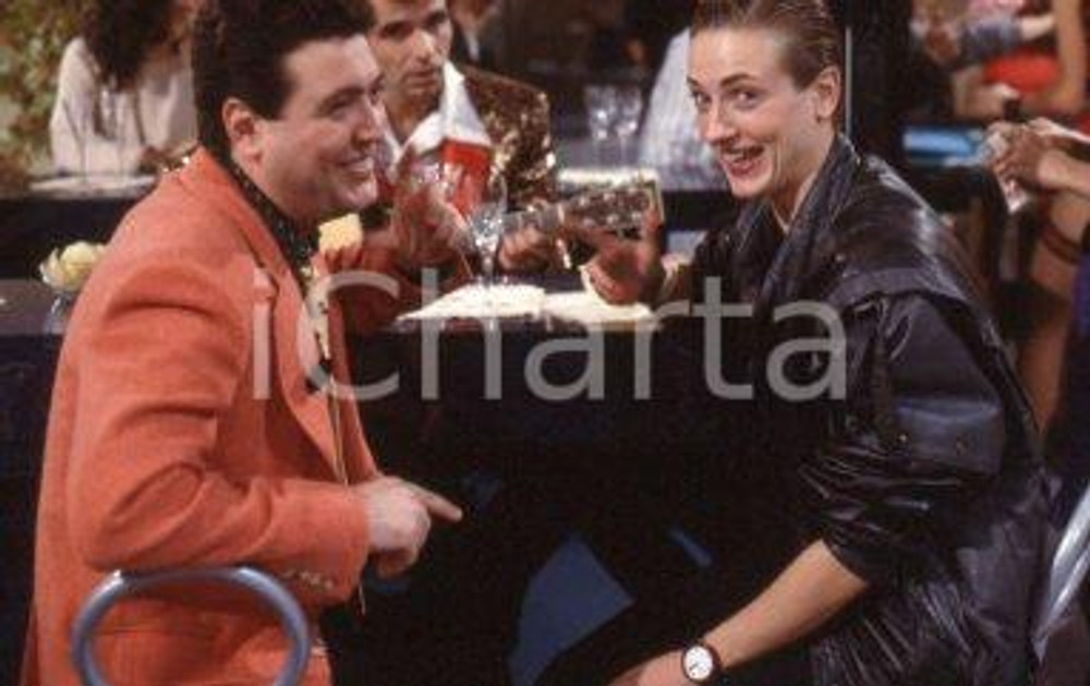 35mm vintage slide* 1988 RAI Rodolfo LAGANA Deborah PLANT (3)