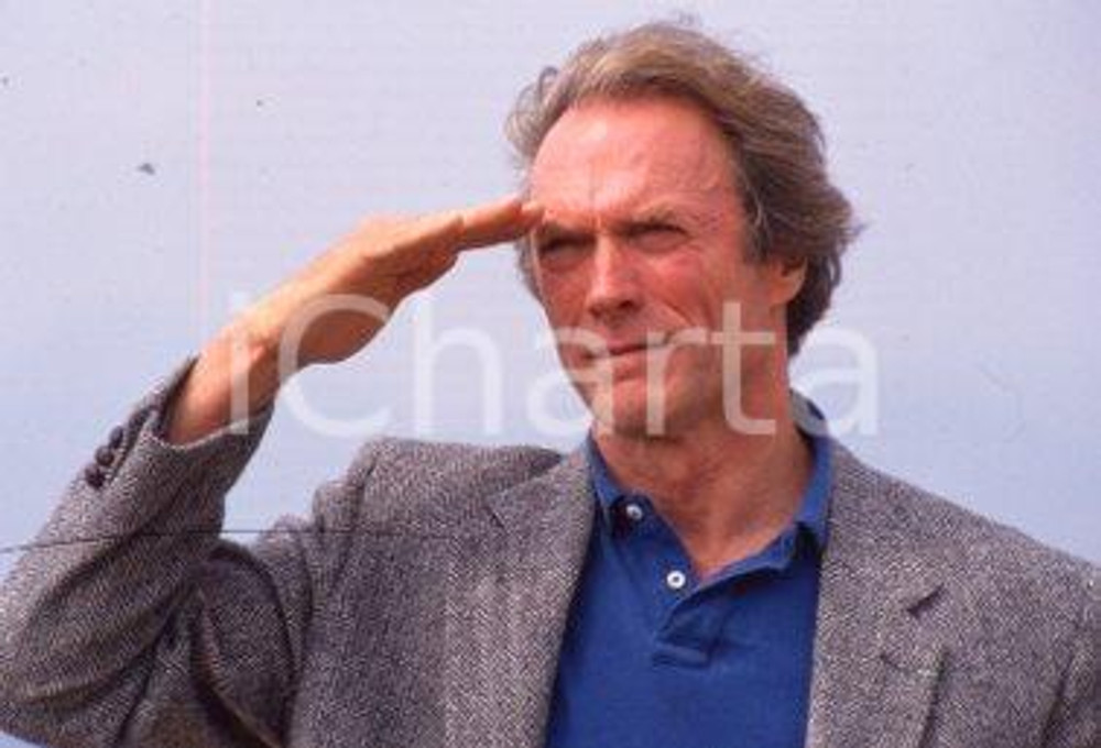 35mm vintage slide* 1990 CINEMA Clint EASTWOOD Festival di CANNES (2)