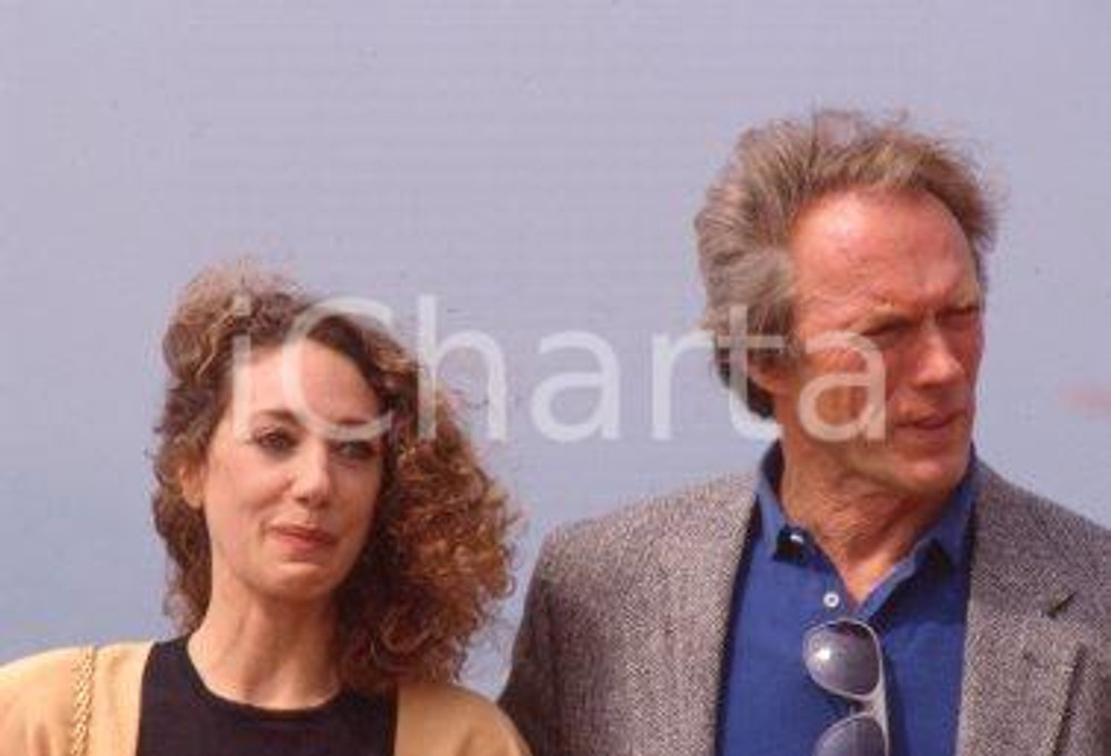 35mm vintage slide* 1990 CINEMA Clint EASTWOOD Marisa BERENSON CANNES (4)