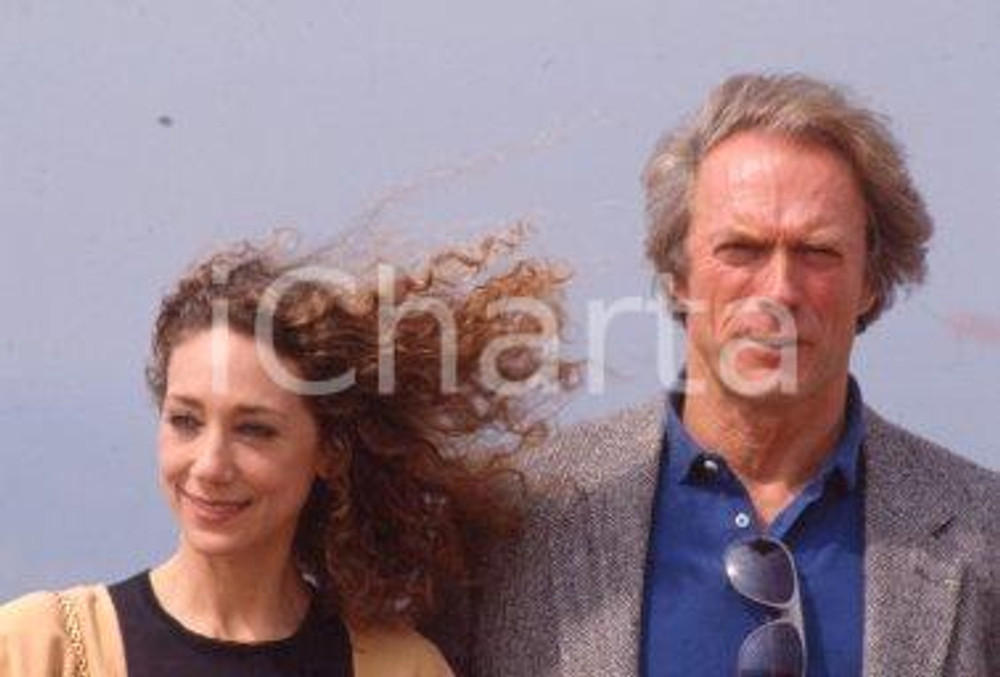 35mm vintage slide* 1990 CINEMA Clint EASTWOOD Marisa BERENSON CANNES (6)