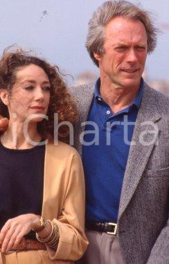 35mm vintage slide* 1990 CINEMA Clint EASTWOOD Marisa BERENSON CANNES (8)