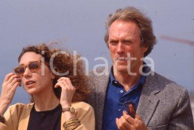 35mm vintage slide* 1990 CINEMA Clint EASTWOOD Marisa BERENSON CANNES (15)