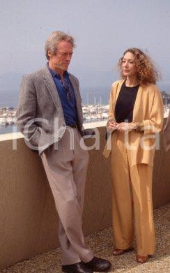 35mm vintage slide* 1990 CINEMA Clint EASTWOOD Marisa BERENSON CANNES (18)