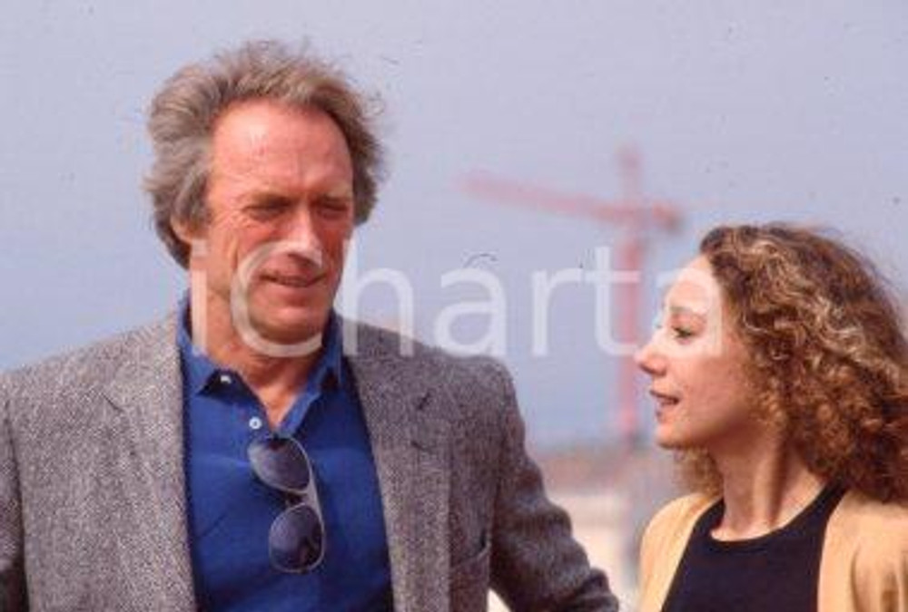 35mm vintage slide* 1990 CINEMA Clint EASTWOOD Marisa BERENSON CANNES (19)