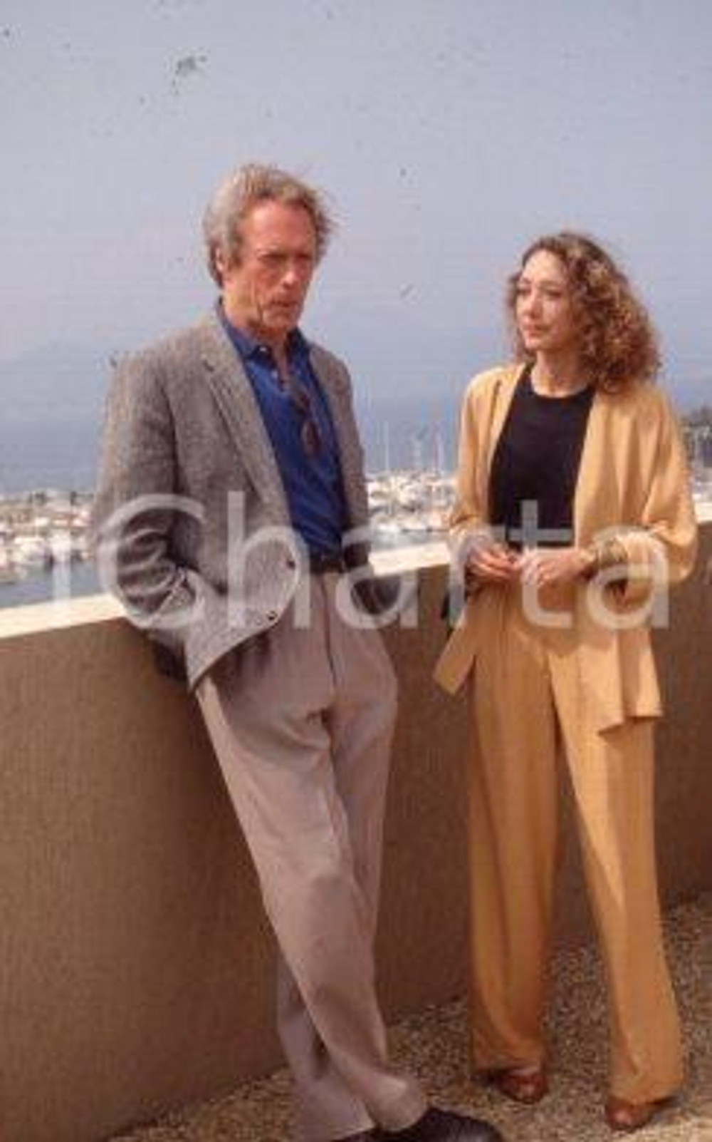 35mm vintage slide* 1990 CINEMA Clint EASTWOOD Marisa BERENSON CANNES (20)