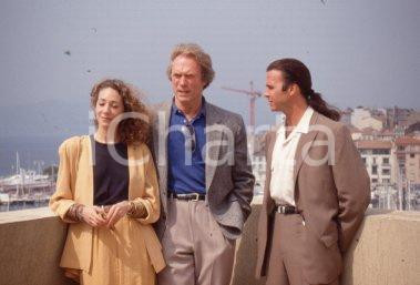 35mm vintage slide* 1990 CANNES Clint EASTWOOD Marisa BERENSON Jeff FAHEY