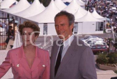 35mm vintage slide* 1994  CANNES Clint EASTWOOD Catherine DENEUVE (2)