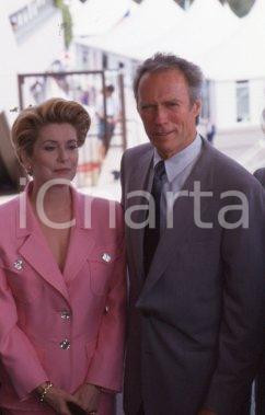 35mm vintage slide* 1994  CANNES Clint EASTWOOD Catherine DENEUVE (5)