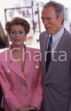 35mm vintage slide* 1994  CANNES Clint EASTWOOD Catherine DENEUVE (9)
