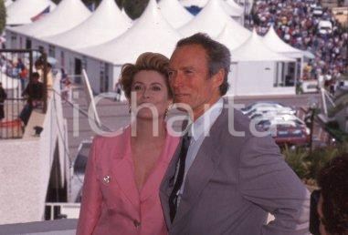 35mm vintage slide* 1994  CANNES Clint EASTWOOD Catherine DENEUVE (10)