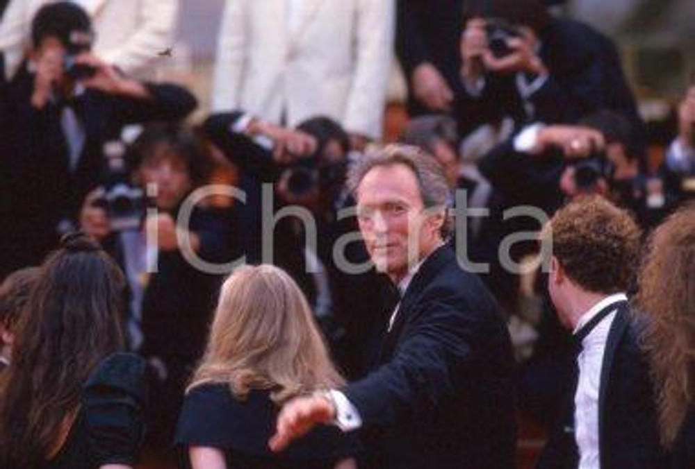35mm vintage slide* 1988 CINEMA Clint EASTWOOD Festival di CANNES (47)