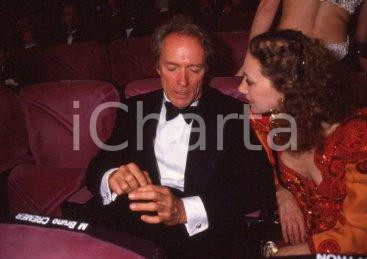 35mm vintage slide* 1990 CINEMA Clint EASTWOOD Marisa BERENSON CANNES (30)