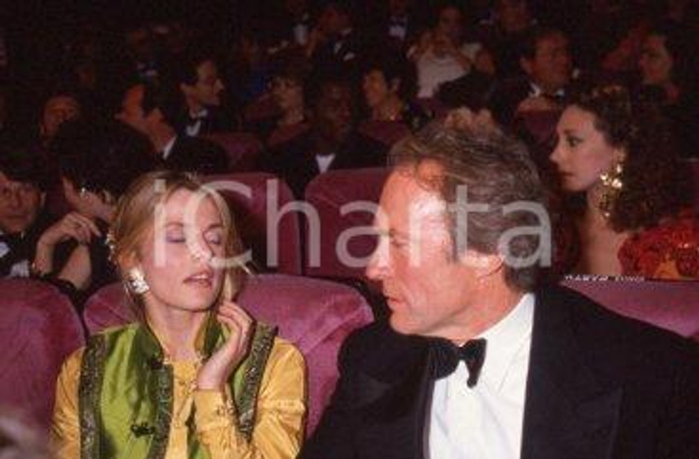 35mm vintage slide* 1990 CANNES Clint EASTWOOD Nastassja KINSKI (3)