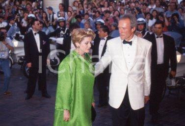 35mm vintage slide* 1994 CANNES Clint EASTWOOD Catherine DENEUVE (15)