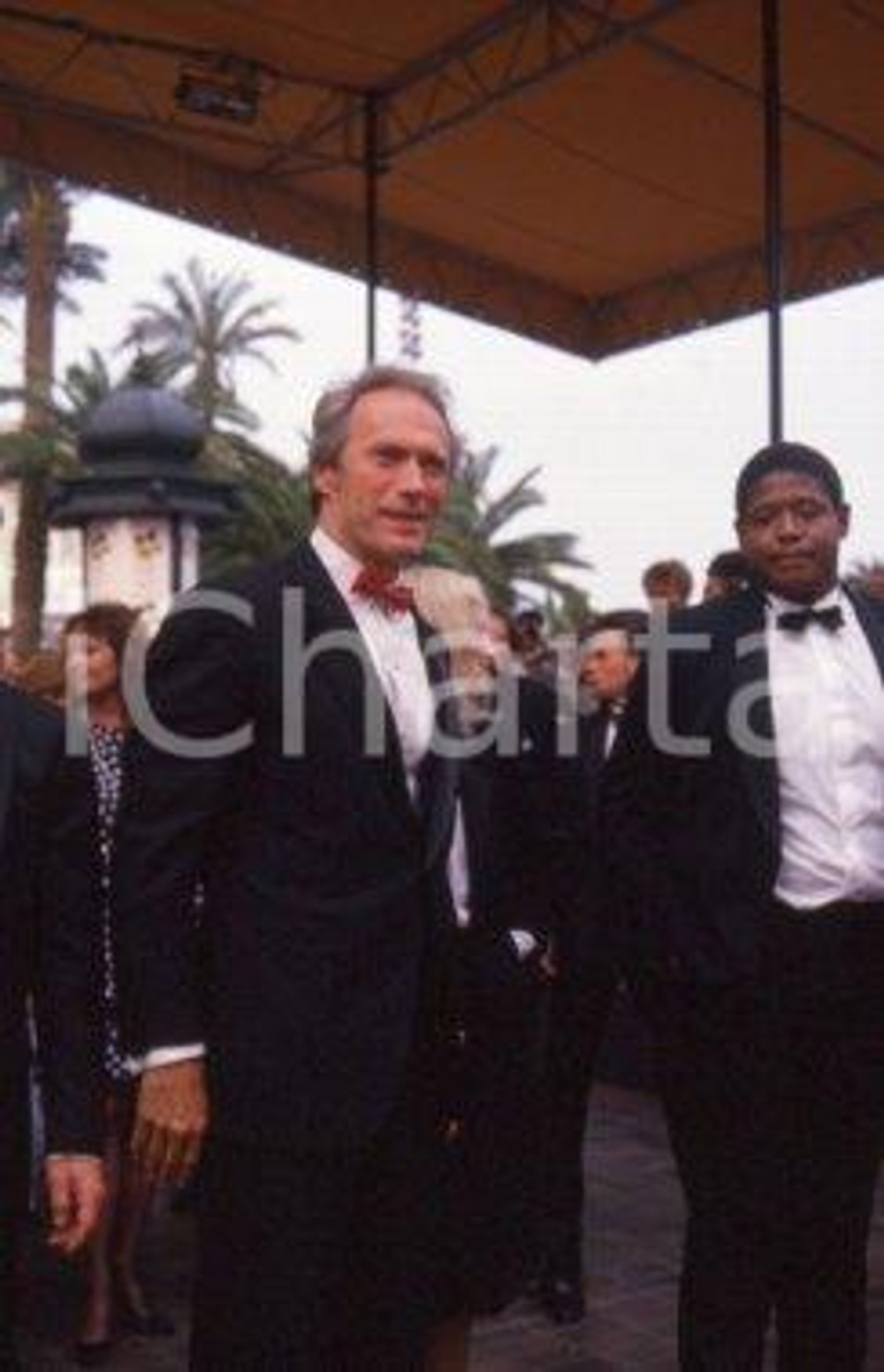 35mm vintage slide* 1988 CANNES Clint EASTWOOD Forest WHITAKER