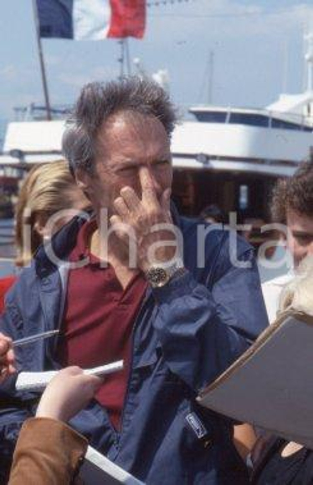 35mm vintage slide* 1988 CINEMA Clint EASTWOOD Festival di CANNES (58)