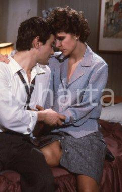 35mm vintage slide* 1984 RAITV - Emilio BONUCCi Pamela VALLORESI sul set (10)