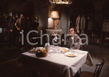 35mm vintage slide* 1984 RAITV - Emilio BONUCCi Antonio CASAGRANDE sul set (1)