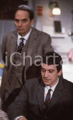 35mm vintage slide* 1984 RAITV - Emilio BONUCCi Antonio CASAGRANDE sul set (2)