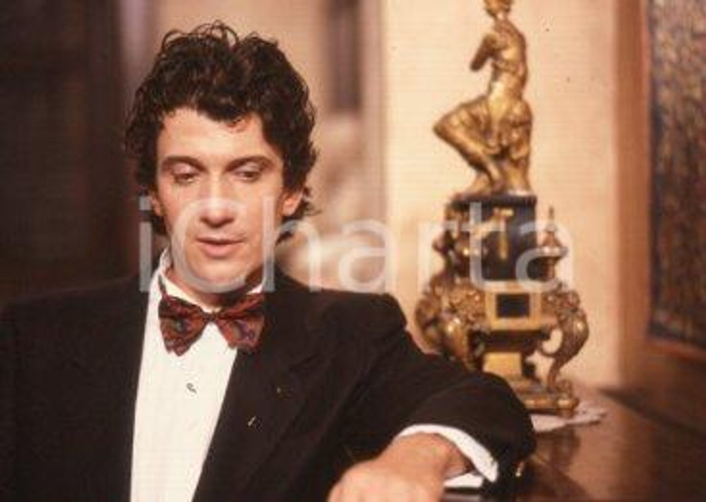 35mm vintage slide* 1988 RAITV Cuore di mamma Emilio BONUCCI sul set (3)