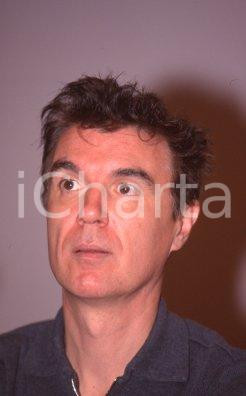 35mm vintage slide* 1995ca David BYRNE ritratto (1)