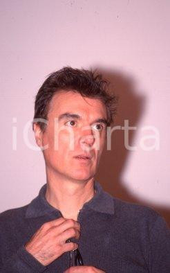 35mm vintage slide* 1995ca David BYRNE ritratto (8)