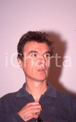 35mm vintage slide* 1995ca David BYRNE ritratto (11)