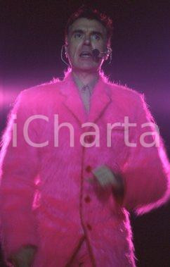 35mm vintage slide* 1997 David BYRNE in concerto al Rock Torhout Festival (1)