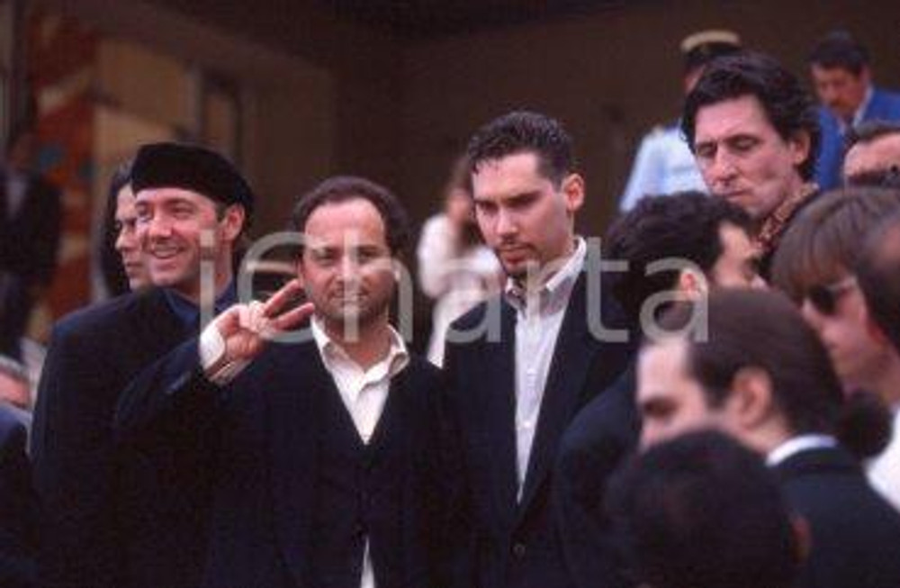 35mm vintage slide* 1995 CANNES film festival BYRNE SINGER SPACEY BALDWIN (1)